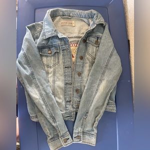 Cropped Jean jacket designed back